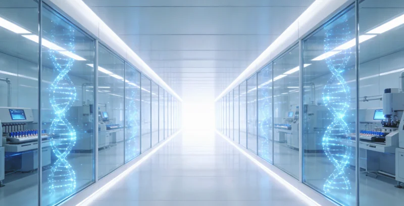 一份清晰的基因检测报告特写,旁