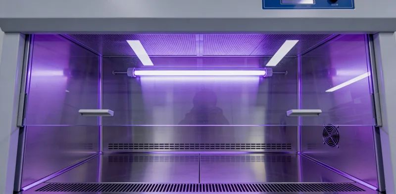 临床医生在办公室内，结合电脑上