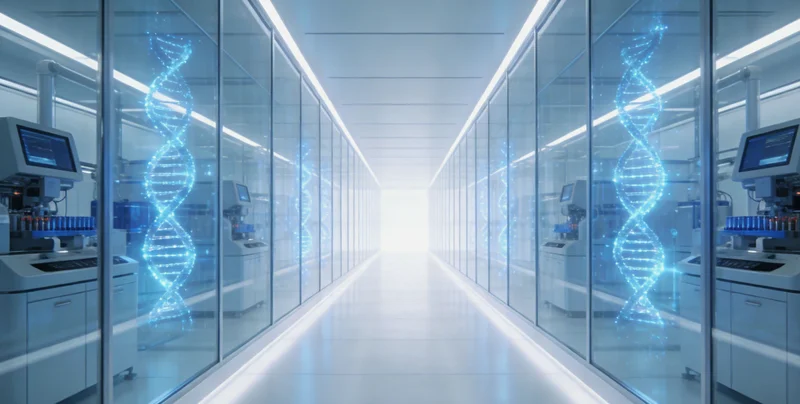 潍坊城市天际线与健康检测概念结合图