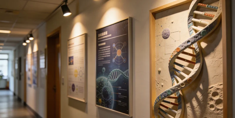 市民正在查看检测报告并咨询