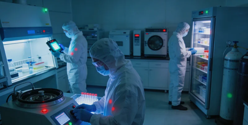 传统微生物培养皿与肺部CT影像