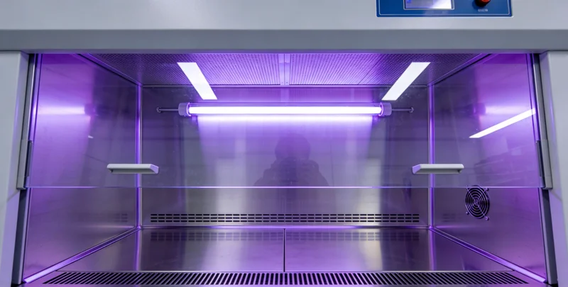 一张概念图，一侧是清晰的病原体