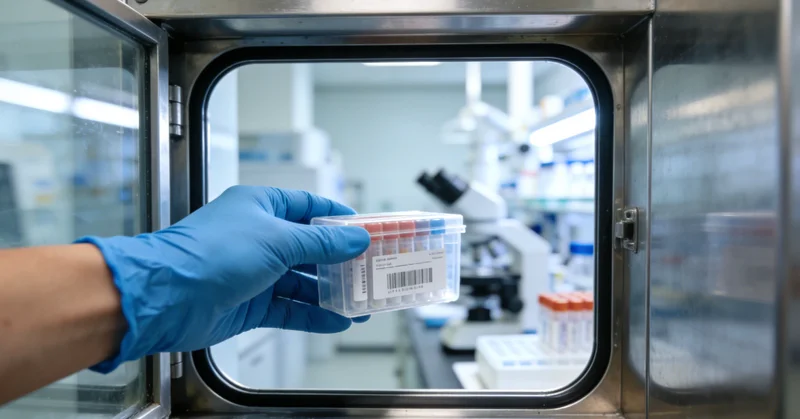 一位女性在长治医疗机构内向医生咨询基因检测相关事宜