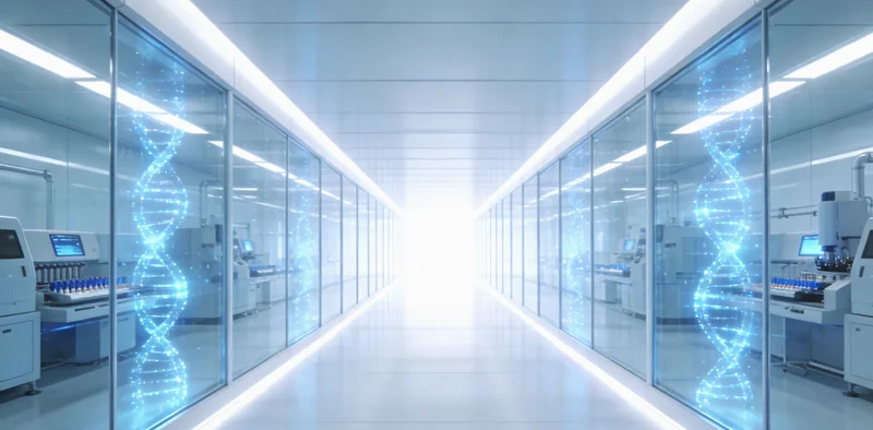 一只手正在将一份折叠的检测报告