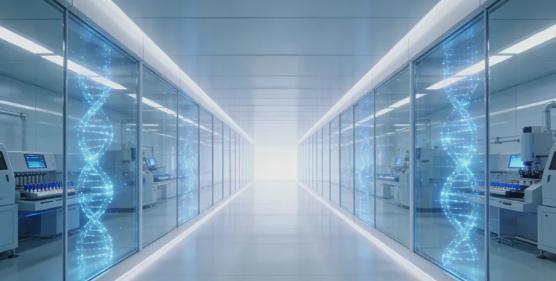 医生在诊室内查看脑部影像与检测