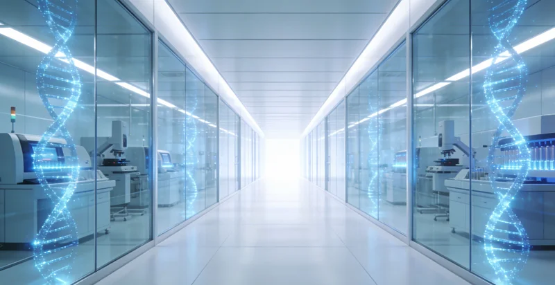 医生在诊室中,正向患者展示并解