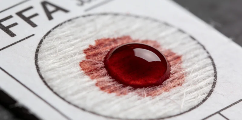 医护人员指导采样过程的示意图