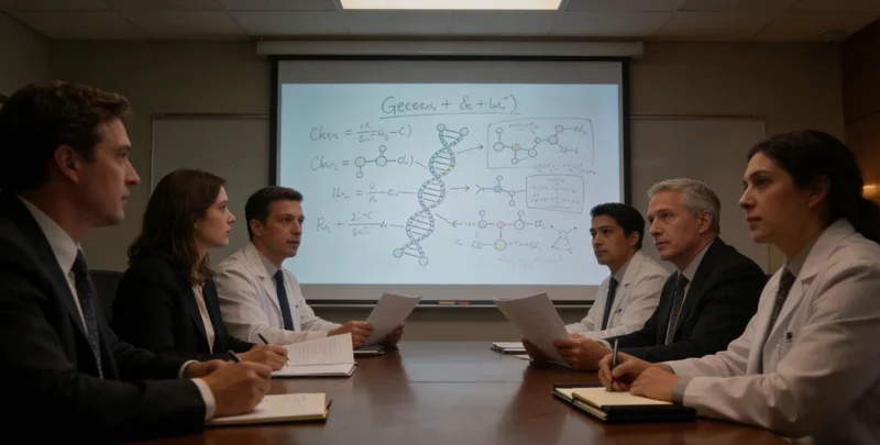 专业人士进行遗传咨询解读报告