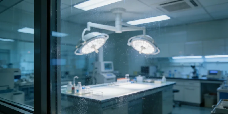 现代化的基因测序实验室内部环境