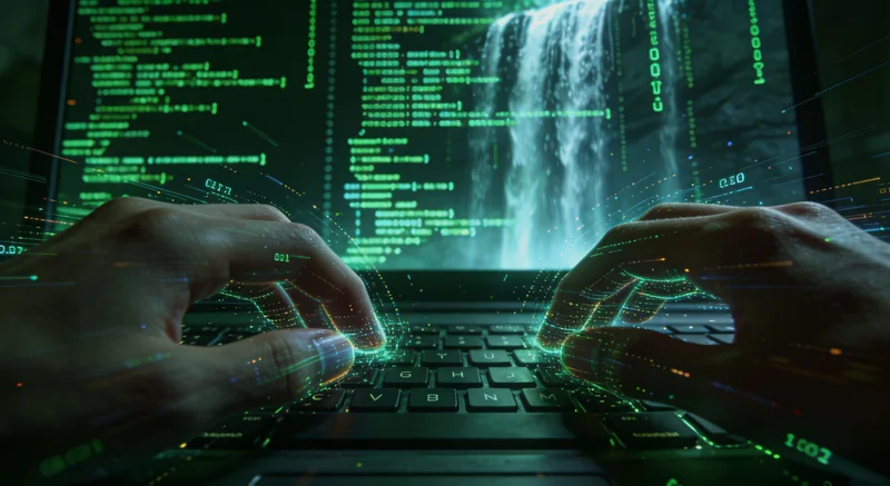 实验室技术人员操作基因测序仪，