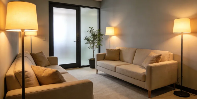 专业遗传咨询顾问正在为咨询者解