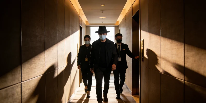 一位年轻人正在手机上查看基因检