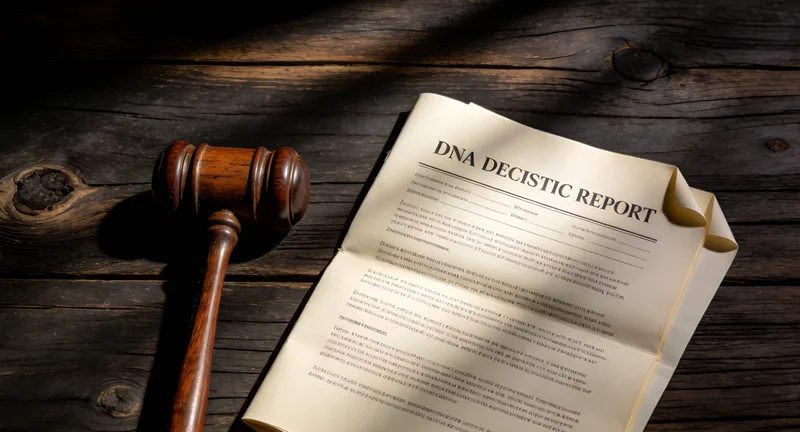 医生正在电脑前分析基因检测报告