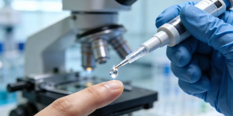 HSV基因检测实验室工作场景