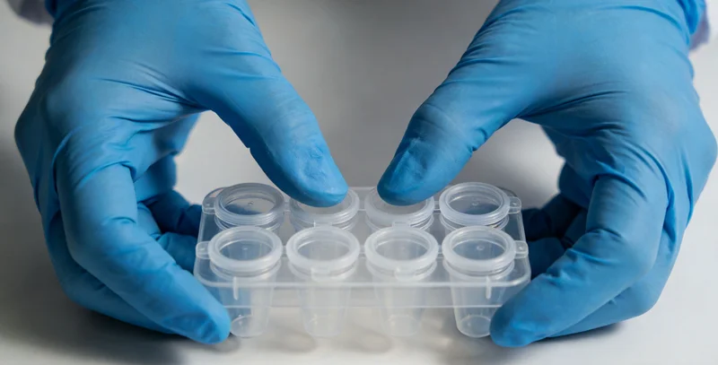 医生与患者讨论检测结果