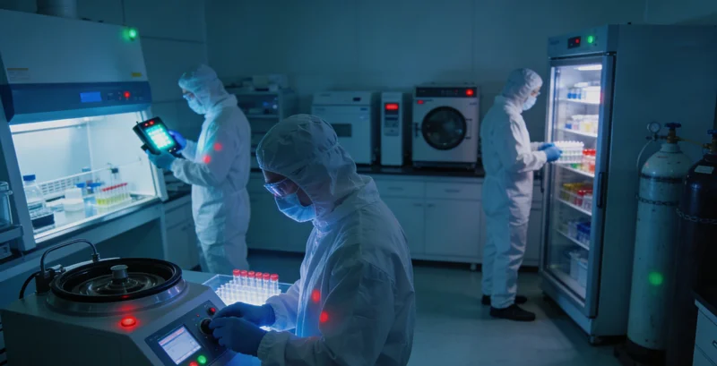 医生团队正在分析基因检测报告并