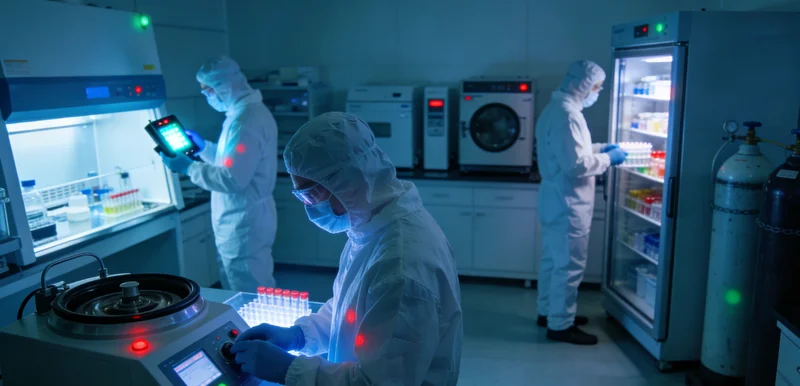 专业遗传咨询师正在为市民一对一解读胃癌基因检测报告，进行健康指导