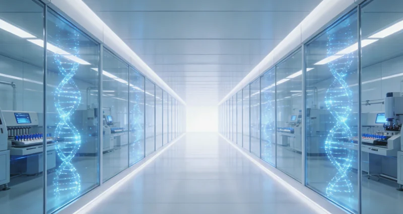 现代化基因检测实验室内部环境