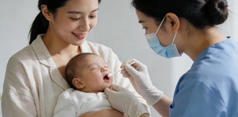 温馨场景：在咨询室内，专业人员