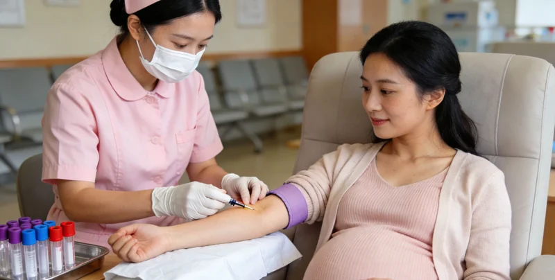 专业医生进行腰椎穿刺采集脑脊液