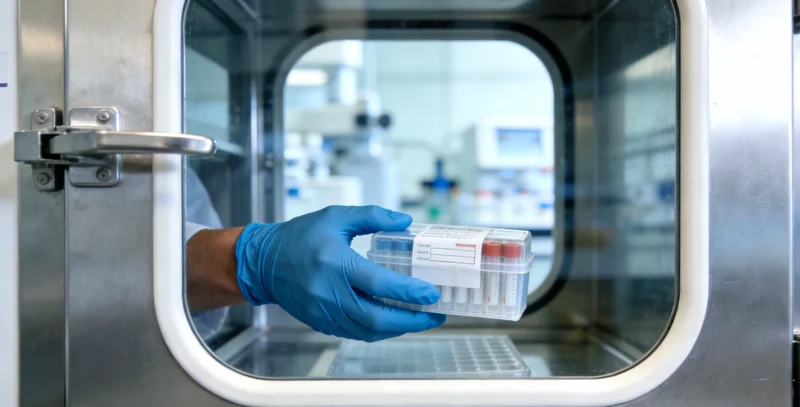 医生正在为患者解读基因检测报告