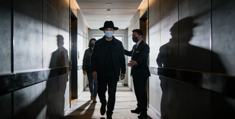 女性在诊室内与医生沟通，查看健