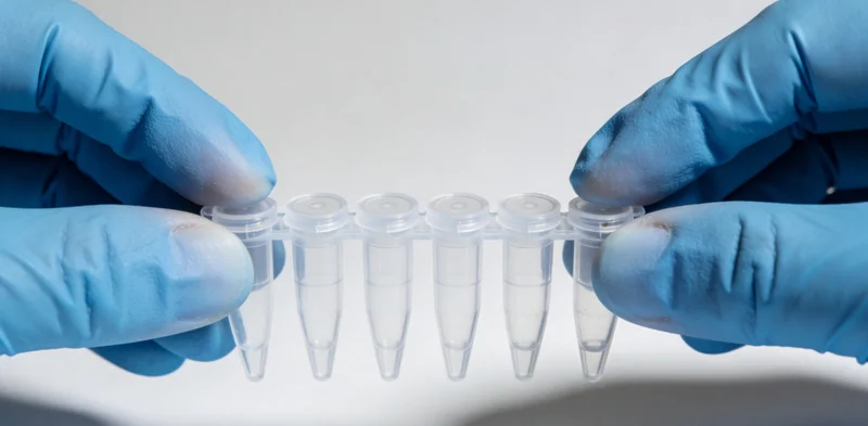 女性在医院咨询基因检测相关事宜