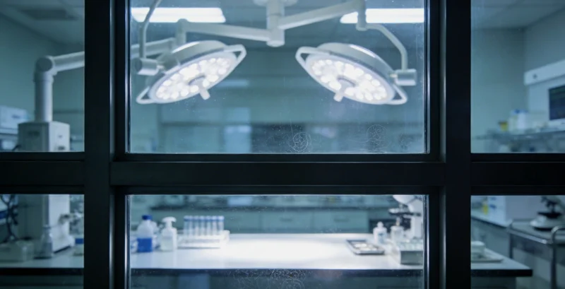 细菌基因检测实验室工作场景