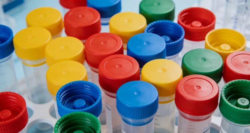 专业基因检测实验室内部的高通量测序仪等设备