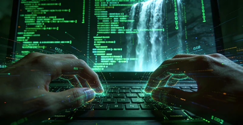 专业实验室内的基因测序仪器正在工作中