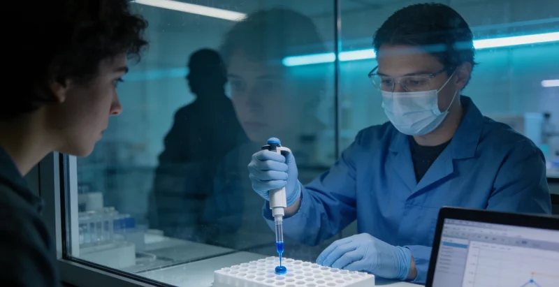 专业实验室技术人员进行操作