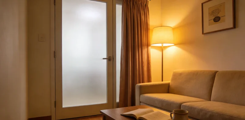 咨询者在专业机构进行私密咨询与