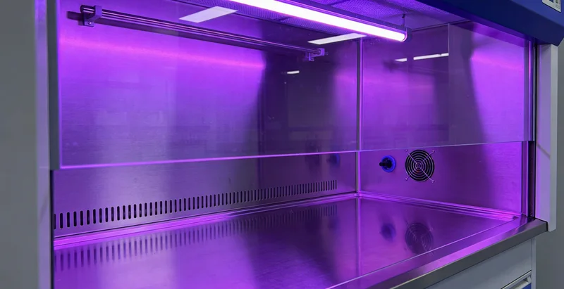 象征科技与关爱的手,呵护着一个