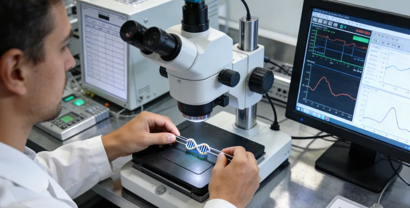 安康夫妇正在进行孕前基因检测咨