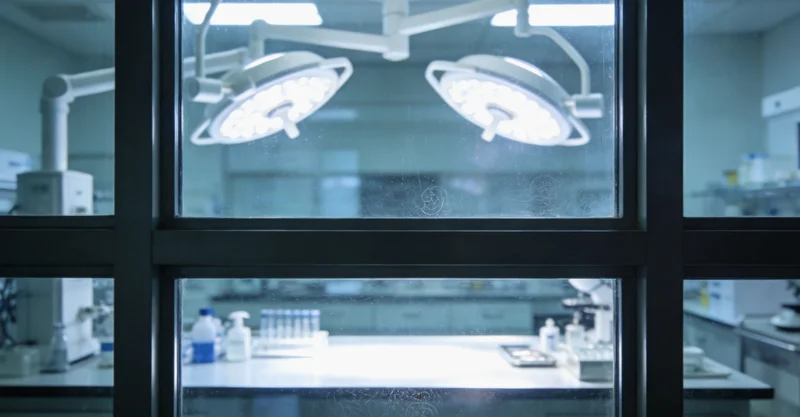 现代化基因测序实验室内部,技术