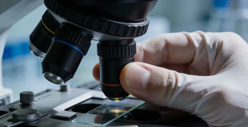 医生在诊室内分析医学影像,探讨