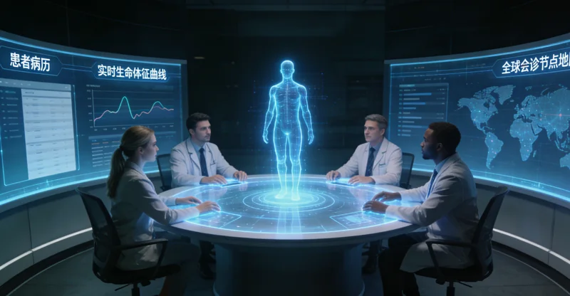 日照海边家庭与孩子快乐聆听海浪