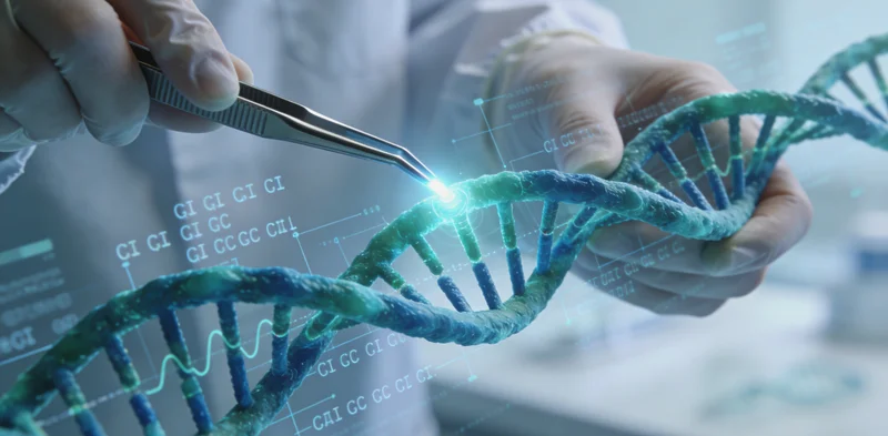 基因检测实验室高通量测序仪进行