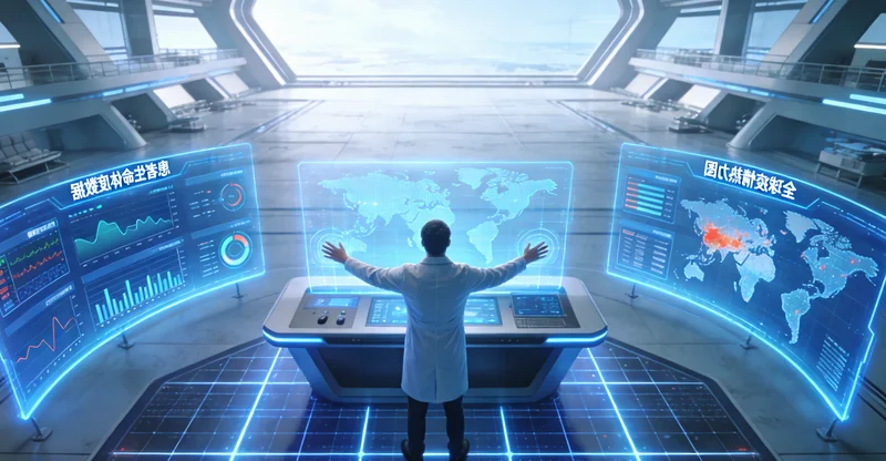 大理家庭共同查看与讨论健康检测