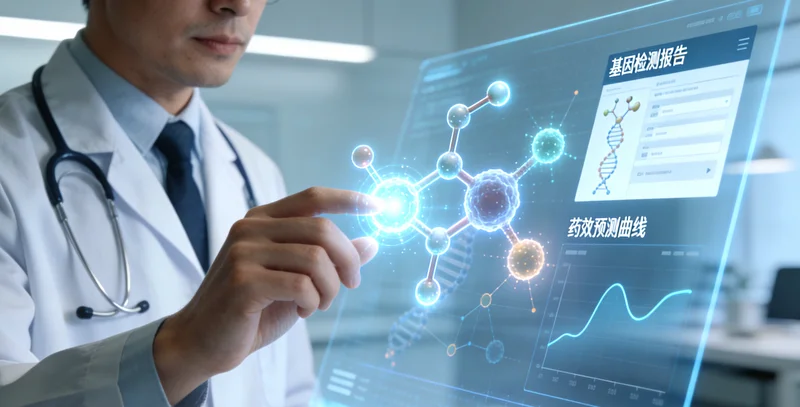 张掖家庭共同查看并讨论基因检测