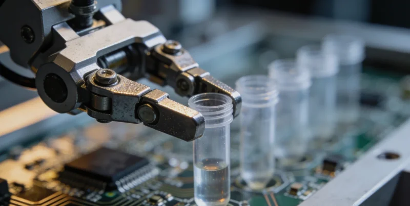 一张显示肺部异常阴影的CT影像