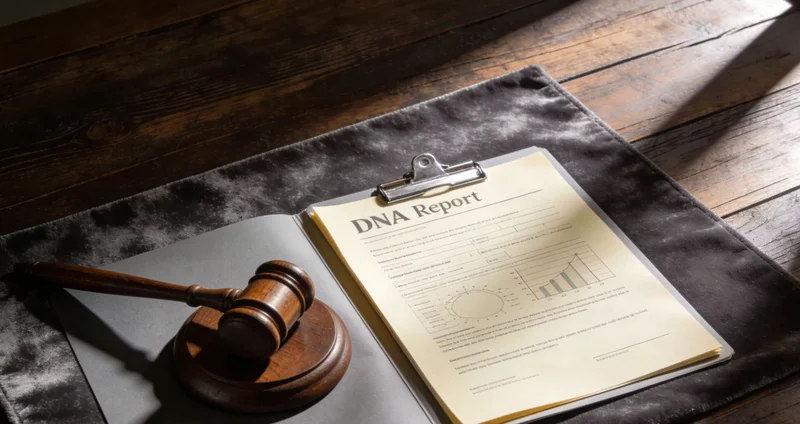 检测报告与医生向患者家属进行专