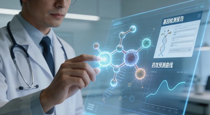 库尔勒医生与患者沟通基因检测报