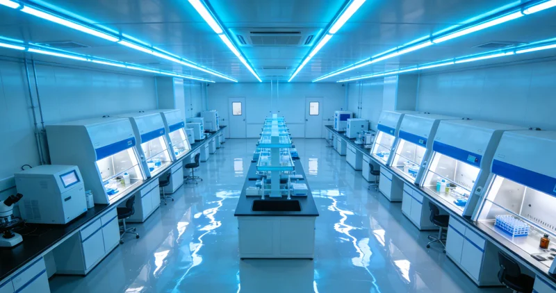 实验室技术人员正在操作高级测序