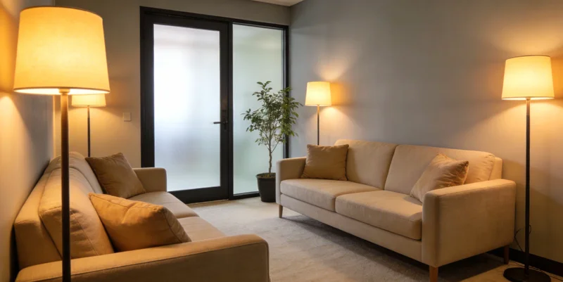 一家人在阳光下散步，寓意在科学