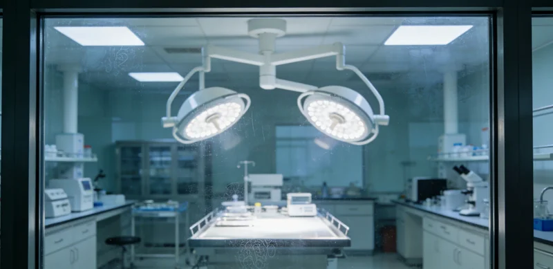 实验室中高科技的高通量基因测序