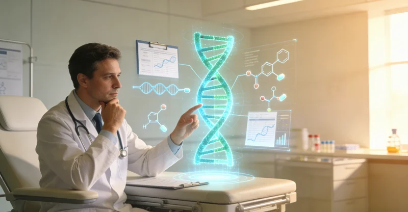 辽阳家庭共同讨论基因检测结果