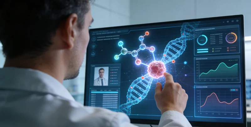 晋城家庭与医生查看基因检测报告