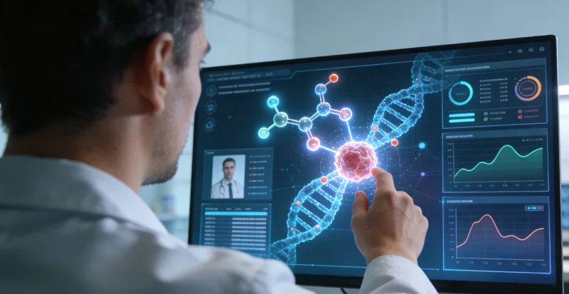 安顺家庭与医生共同查看基因检测