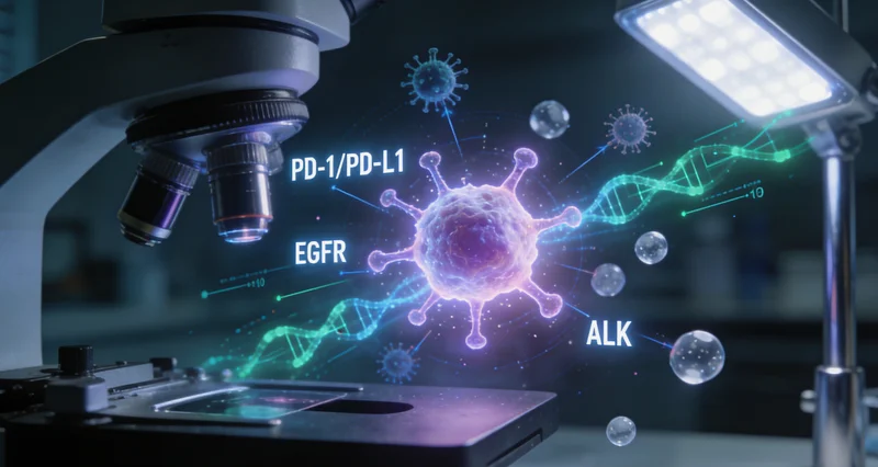 高科技基因测序实验室内部工作场
